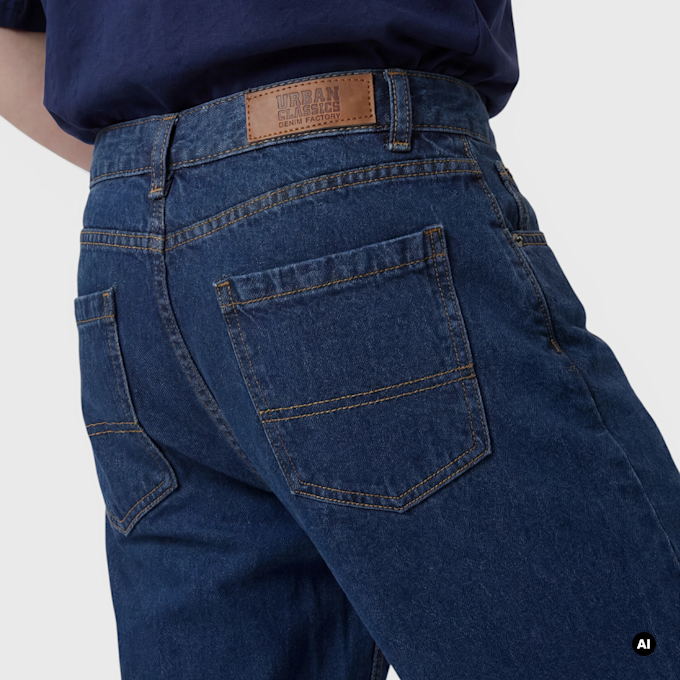 Urban Classics 90's Jeans niebieski 107076 3