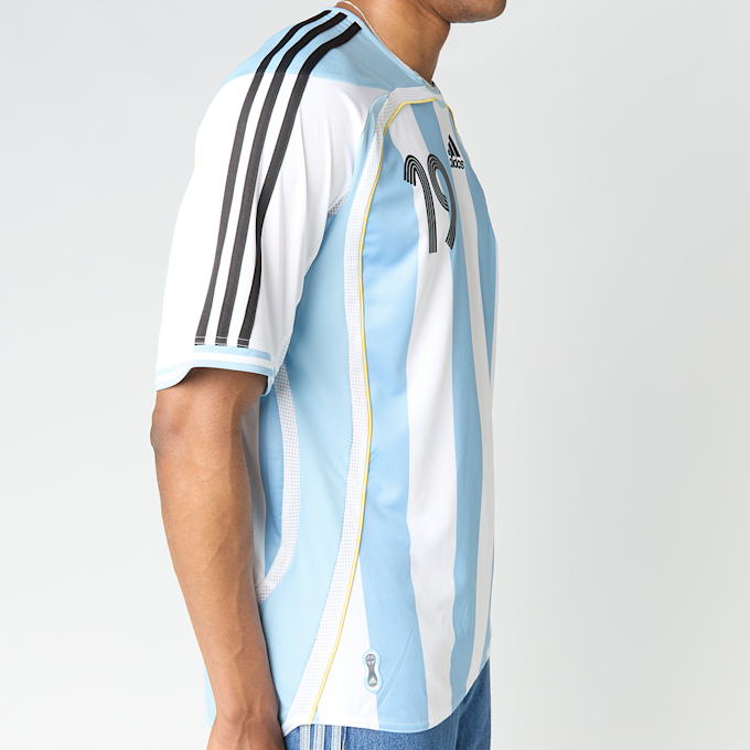 adidas Originals Argentina Home Jersey 2006 Messi branco 107166 5