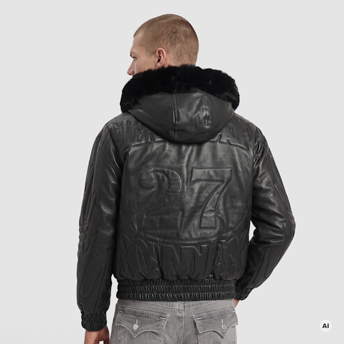 Smoke Rise Eternal Drift Hooded Bomber preto 107175 2