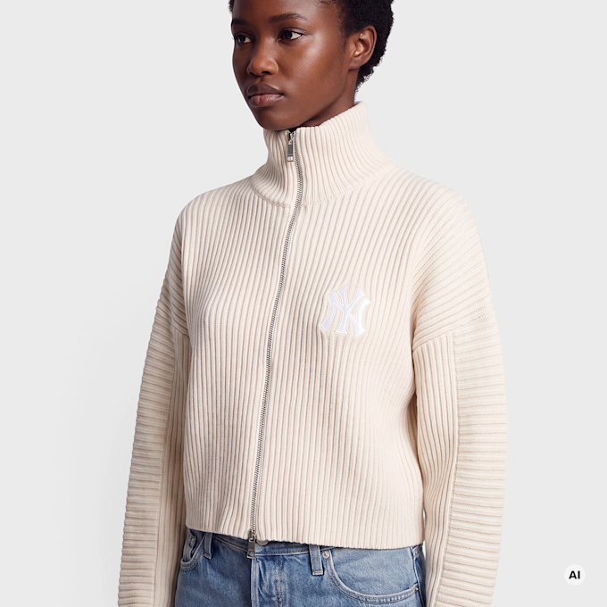 New Era Cropped Knit bež 107231 3