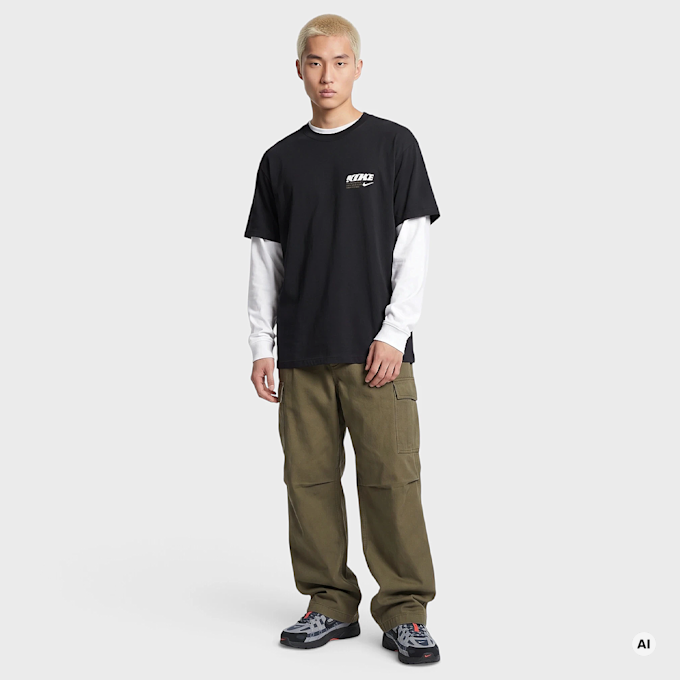 Nike Sportswear Loose Poster Tee Schwarz 107318 4