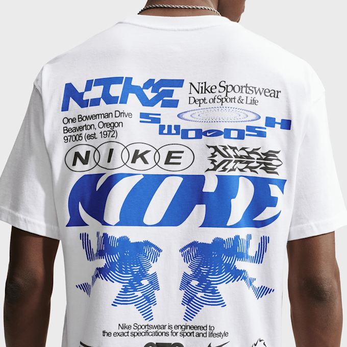 Nike Sportswear Tee Loose Poster weiß 107321 4