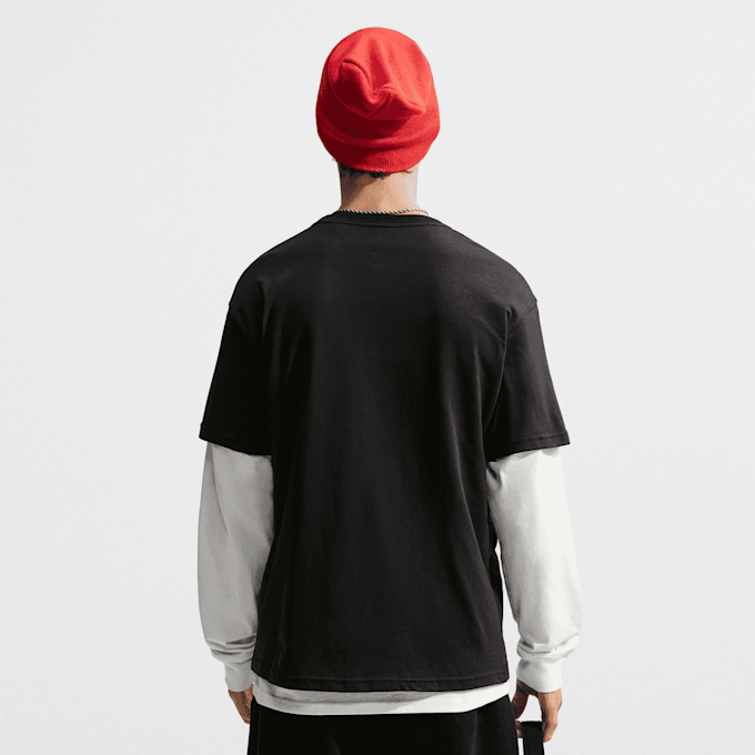 Nike Sportswear Tee Loose Crown schwarz 107319 2