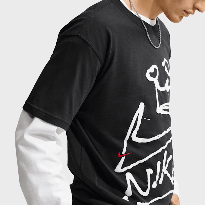 Nike Sportswear Tee Loose Crown schwarz 107319 4