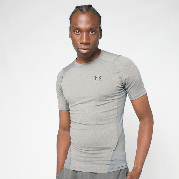 Under Armour UA HG Armour Comp SS black cinzento 107536 1