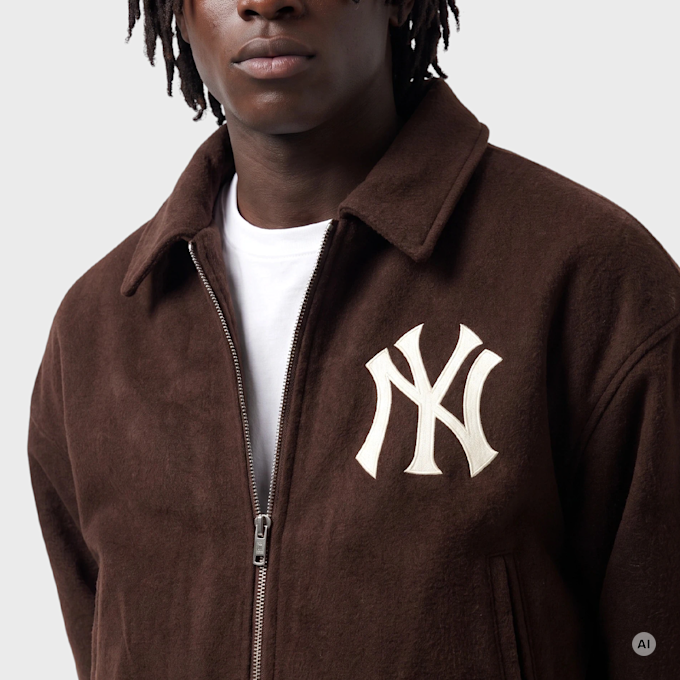 New Era MLB Logo Varsity Jacket zwart 107585 3