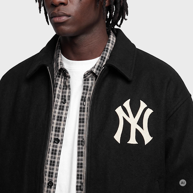 New Era MLB Logo Varsity Jacket czarny 107584 3