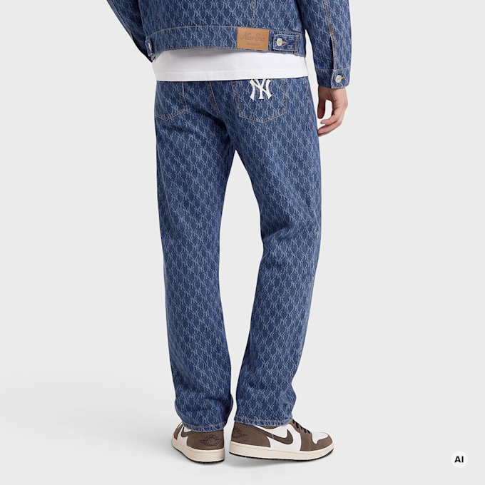 New Era MLB Logo All-Over-Print Denim Pant Undefinierte Farbe 107582 2