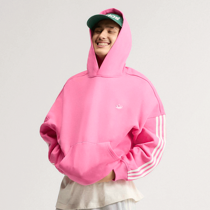 adidas Originals adiSignature 3 Stripes Hoodie Różowy intensywny 107859 1
