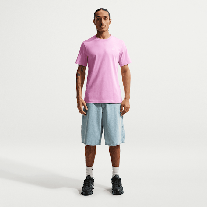 Nike   Sportswear Club Tee różowy 107940 5