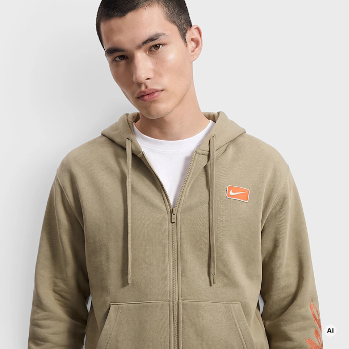 Nike Sportswear SF Graphic Full-Zip Hoodie verde 107981 3