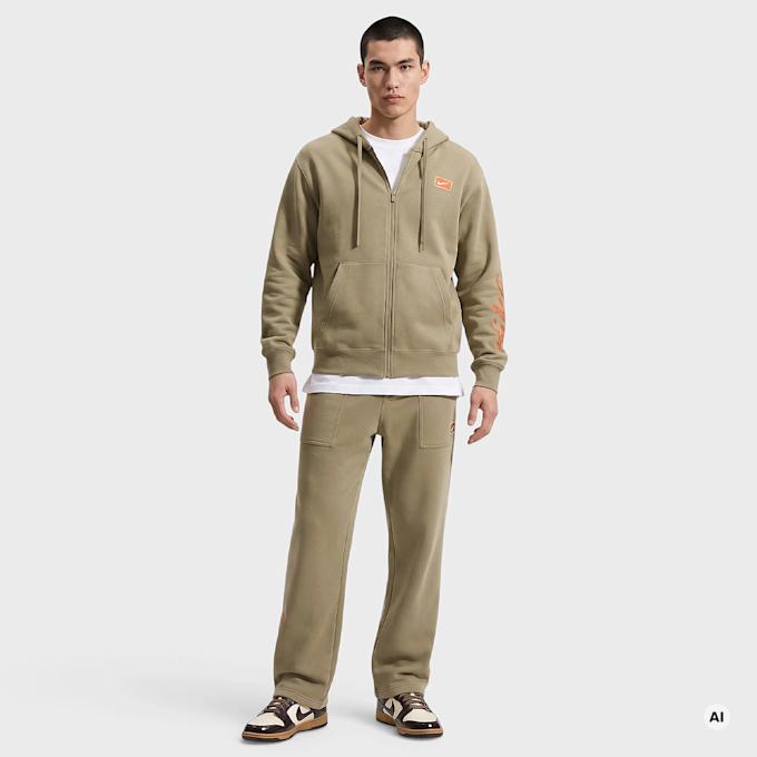 Nike Sportswear SF Graphic Full-Zip Hoodie zielony 107981 4