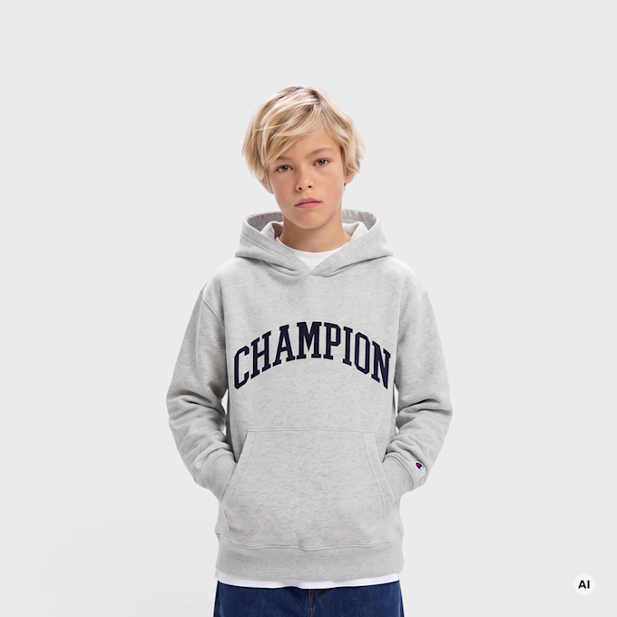 Champion Hooded Sweatshirt Grau 108210 1