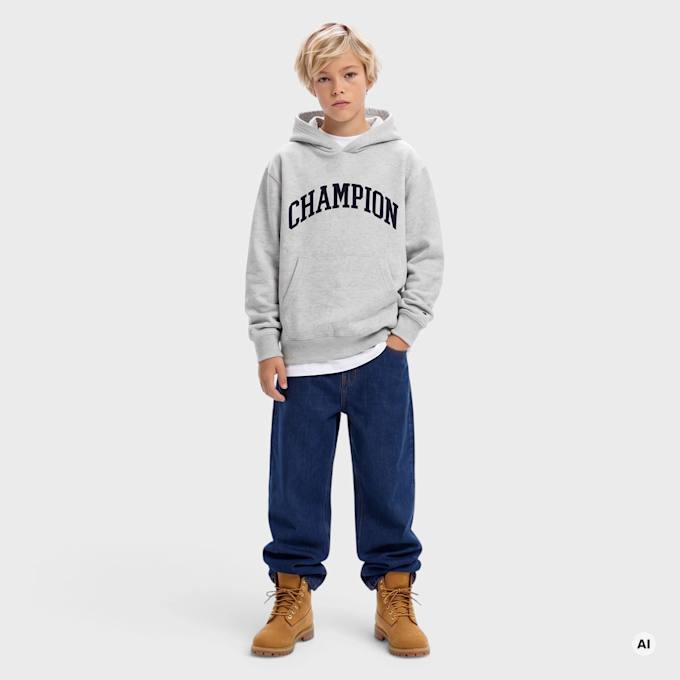 Champion Hooded Sweatshirt Grau 108210 4