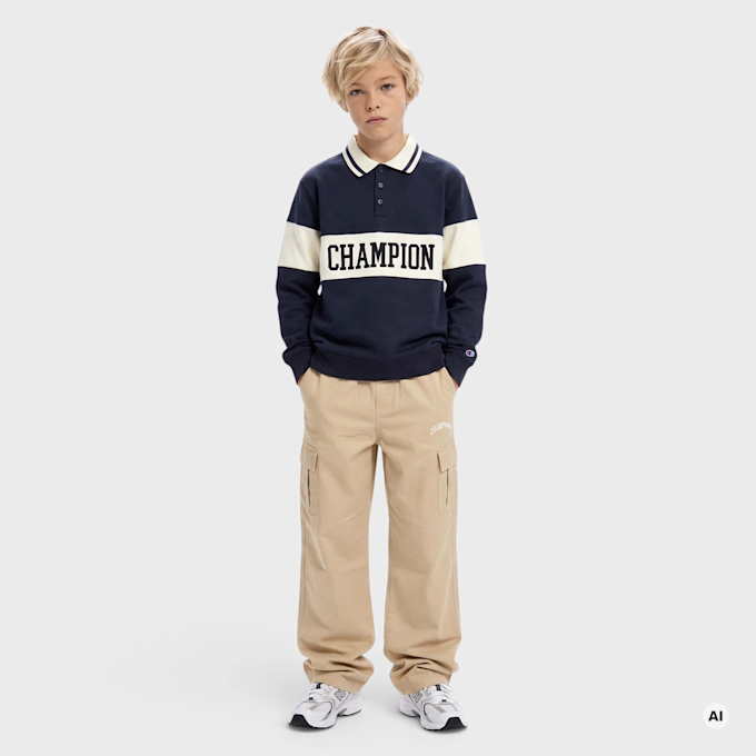 Champion Polo Neck Sweatshirt blauw 108211 6