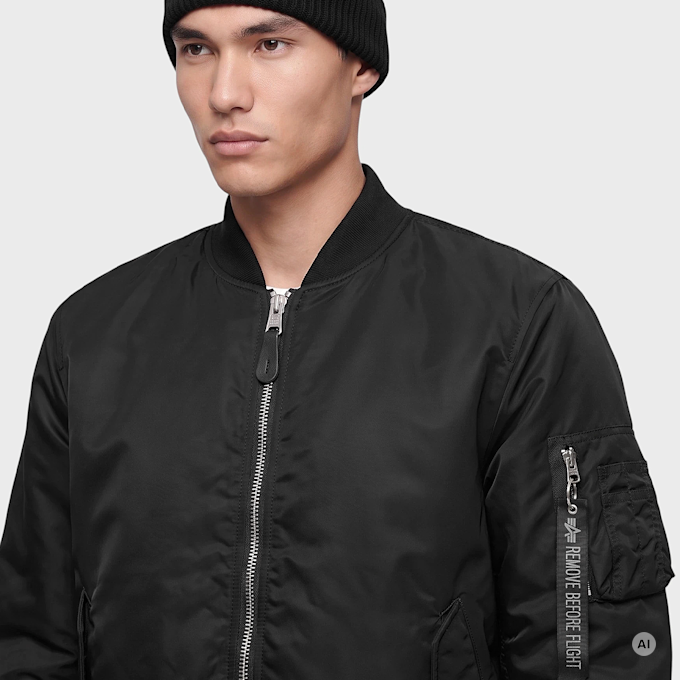 Alpha Industries MA-1 Heritage czarny 108170 4
