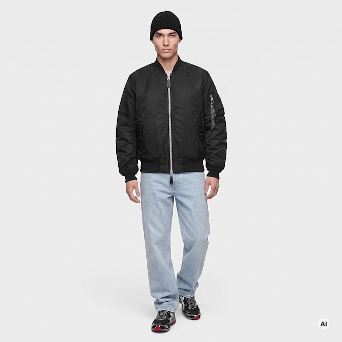 Alpha Industries MA-1 Heritage preto 108170 7