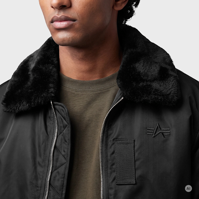 Alpha Industries B-15 Intermediate Flight Jacket preto 108173 3