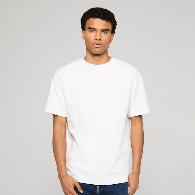 Urban Classics Loose Fit Structured Tee blanc 108337 1