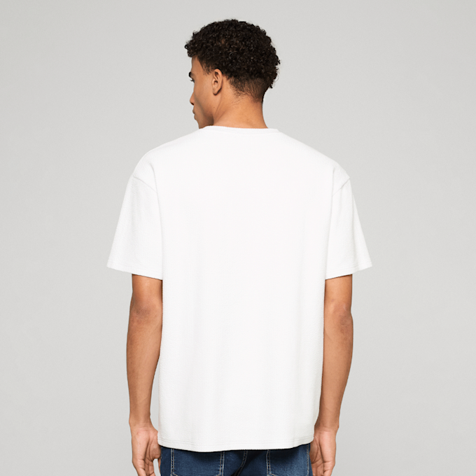 Urban Classics Loose Fit Structured Tee wit 108337 2