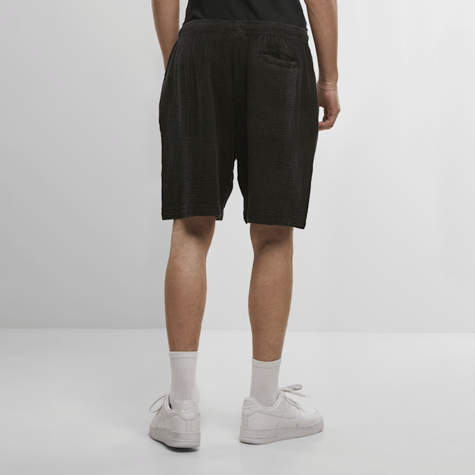 Urban Classics Acid Washed Musselin Shorts czarny 108341 2