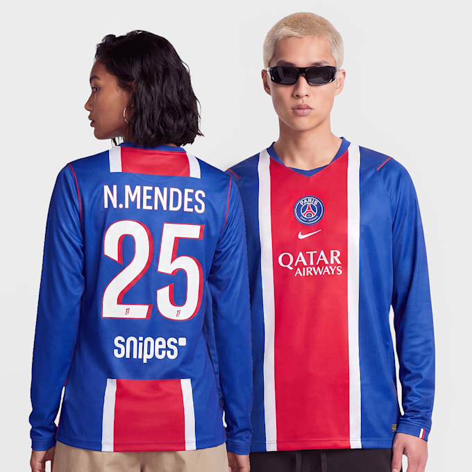 Nike   N.Mendes / No. 25 / PSG Dri-FIT Jersey Longsleeve Home Stadium plava 108866 1