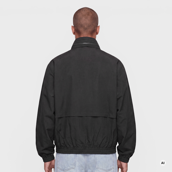 Off-White Reflective Diagonal Windbreaker Jacket negro 108893 2