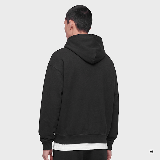 Off-White Diag Garment Washed Hoodie noir 108894 2