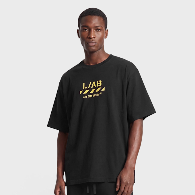 Off-White Diag Garment Wash Short Sleeve Tee crna 108895 1