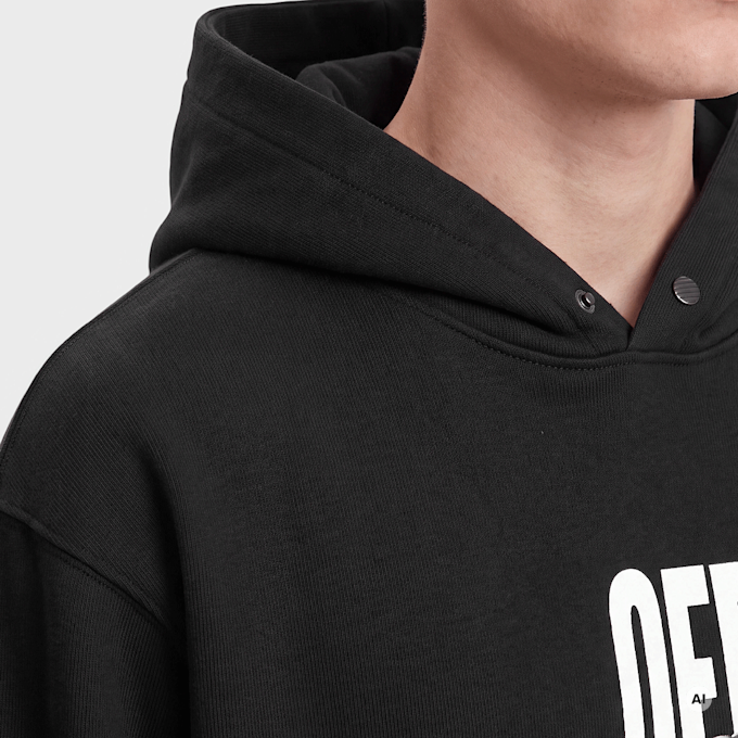 Off-White Off Active Duct Tape Hoodie Schwarz 108900 3