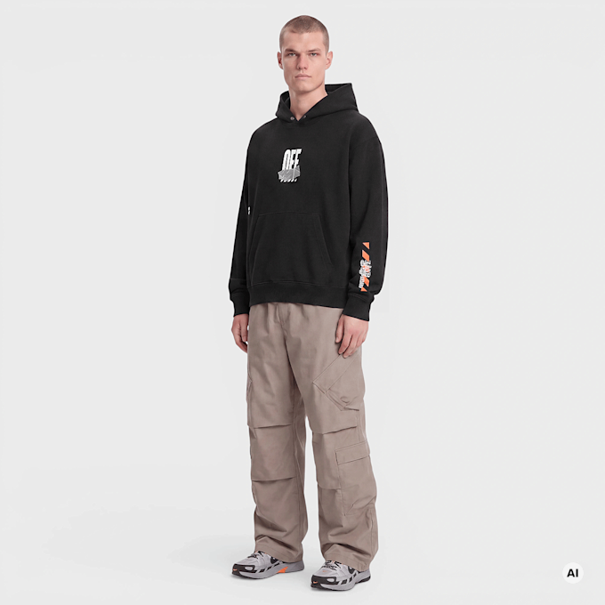 Off-White Off Active Duct Tape Hoodie czarny 108900 4