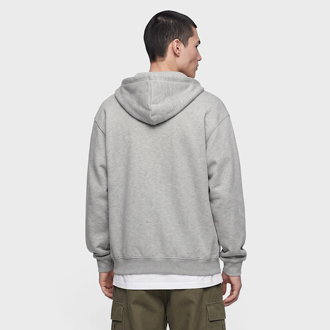 adidas Originals Trefoil Essentials Loose Frontzip Hoodie Grau 109762 2