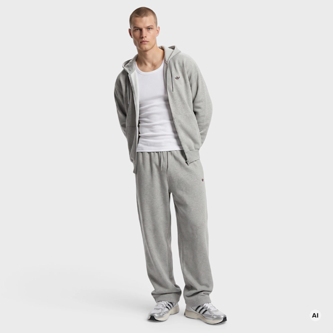 adidas Originals Trefoil Essentials Baggy Open Hem Pants Grigio 109761 4
