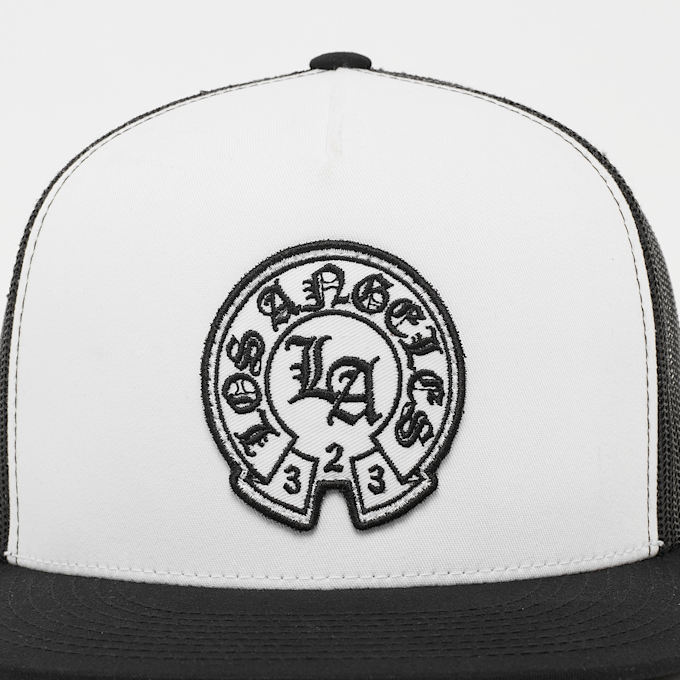 Mister Tee MT4191 LA Dynasty Patch Classic Trucker Cap weiß 109783 4