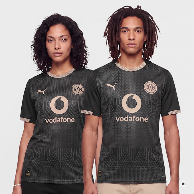 PUMA BVB Sondertrikot 100 Jahre Rote Erde schwarz 109943 1