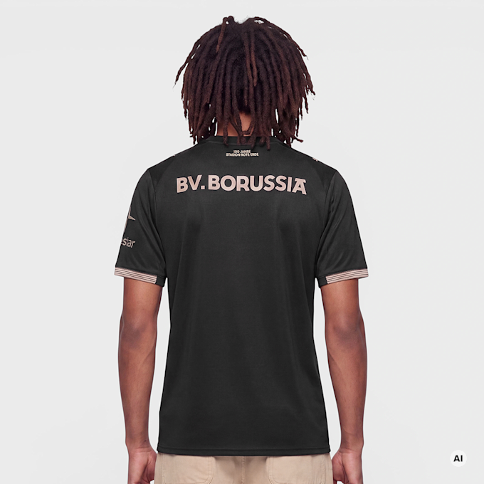 PUMA BVB Sondertrikot 100 Jahre Rote Erde negro 109943 2