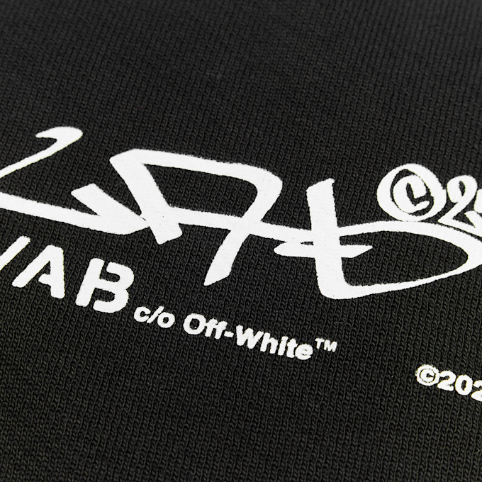 Off-White Graffit Full Zip Hoodie zwart 110064 4