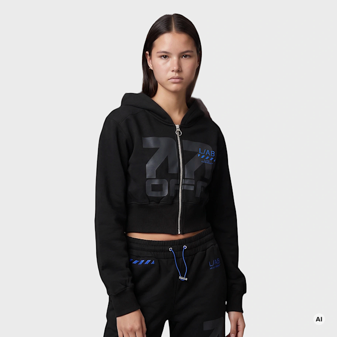 Off-White crop boxy jacket black night Undefinierte Farbe 110100 1