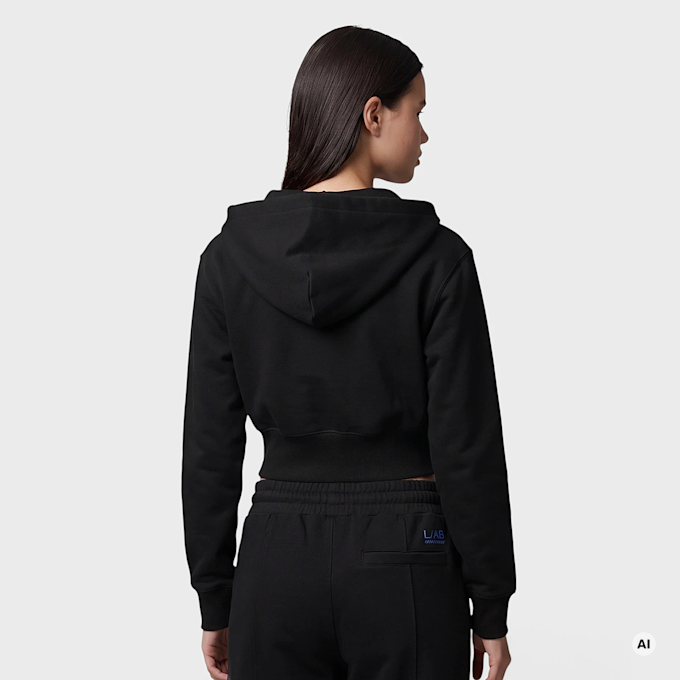 Off-White Crop Boxy Jacket Nero 110100 2