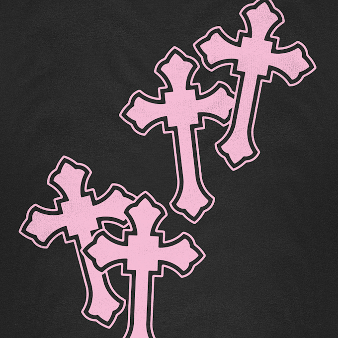 Mister Tee Six Crosses II Oversize Tee negro 138437 3