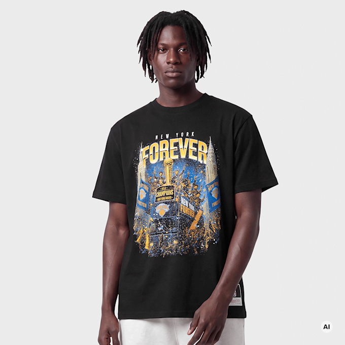 Mitchell & Ness New York Knicks  2026 NBA Finals Champions Parade T-Shirt czarny 138779 1