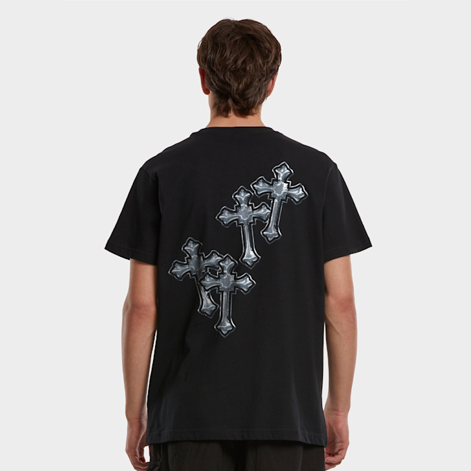 Mister Tee Six Crosses Tee black zwart 140140 1