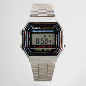 CASIO Casio Watch A168WA-1YES zilver