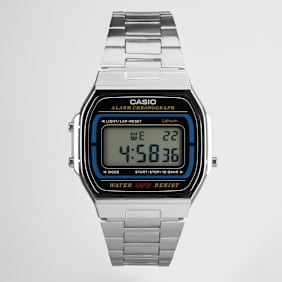 CASIO Casio Watch A164WA-1VES zilver