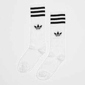 adidas Originals Chaussettes Crew adicolor High (3 Pack) blanc