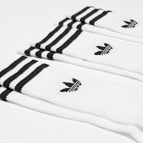 adidas Originals 3 PACK - adicolor High Crew Socken weiß