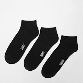 SNIPES 3 PACK - LoCut Socks nero