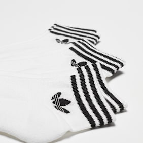 adidas Originals Chaussettes basses adicolor Trefoil (3 Pack) blanc