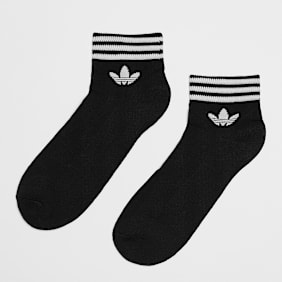 adidas Originals 3 PACK - adicolor Trefoil Ankle Socken schwarz