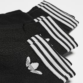 adidas Originals 3 PACK - adicolor Trefoil Ankle Socken schwarz